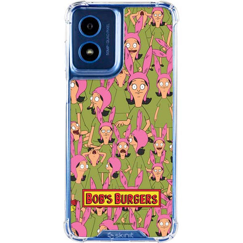 Bobs Burgers Louise Belcher Moto G 5G (2024) Clear Case